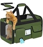 Large Cat Carrier — Soft Sided Travel Pet Carrier Airline Approved — collection imagery