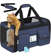 Large Cat Carrier — Soft Sided Travel Pet Carrier Airline Approved — collection imagery