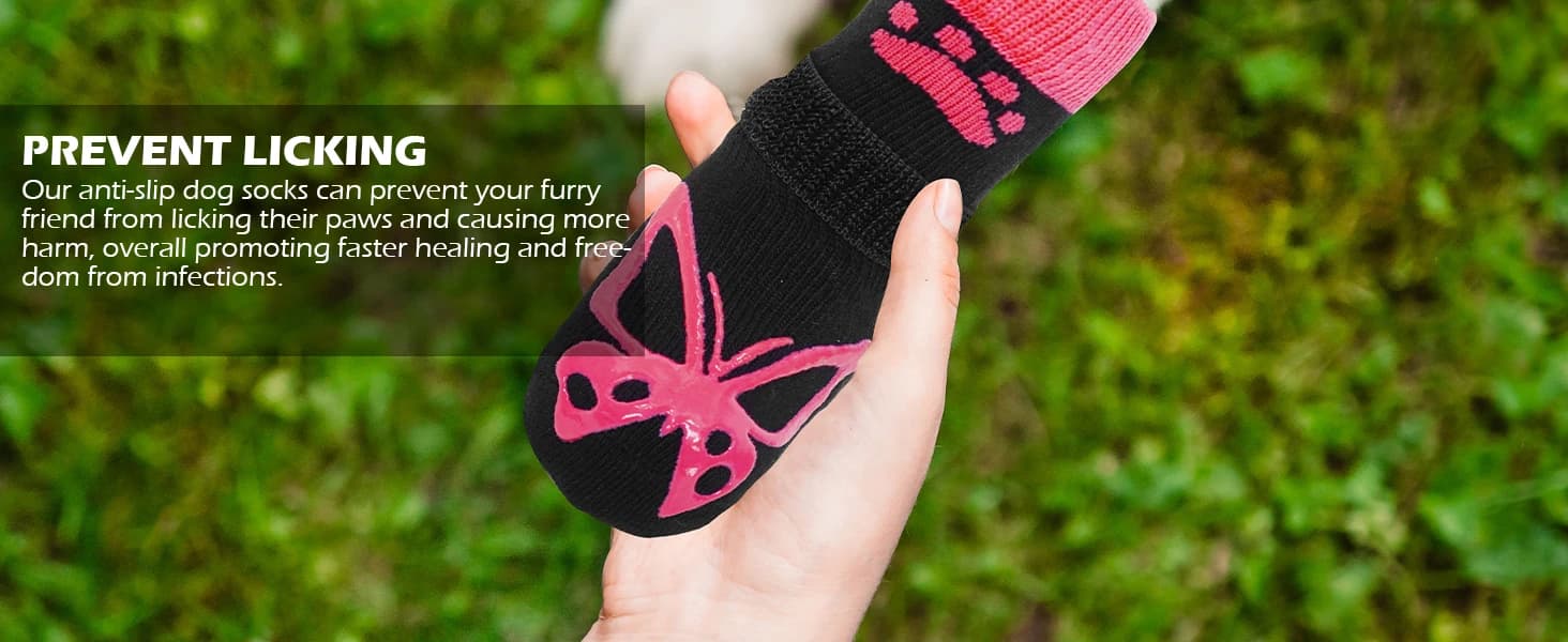 Anti Slip Dog Socks to Prevent Licking Paws for Hot Pavement — product details