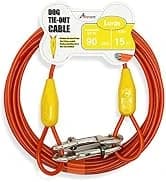 25ft Reflective Tie-Out Cable for Small Dogs Up to 35 Pounds — collection imagery