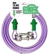 25ft Reflective Tie-Out Cable for Small Dogs Up to 35 Pounds — collection imagery