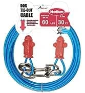 25ft Reflective Tie-Out Cable for Small Dogs Up to 35 Pounds — collection imagery