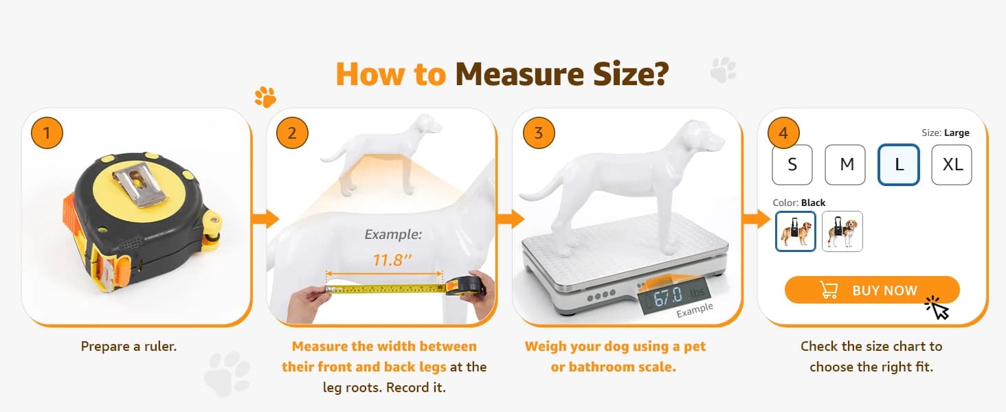 Adjustable Dog Sling for Large Dogs Hind Leg Support Weak Legs Mobility Aid — collection imagery