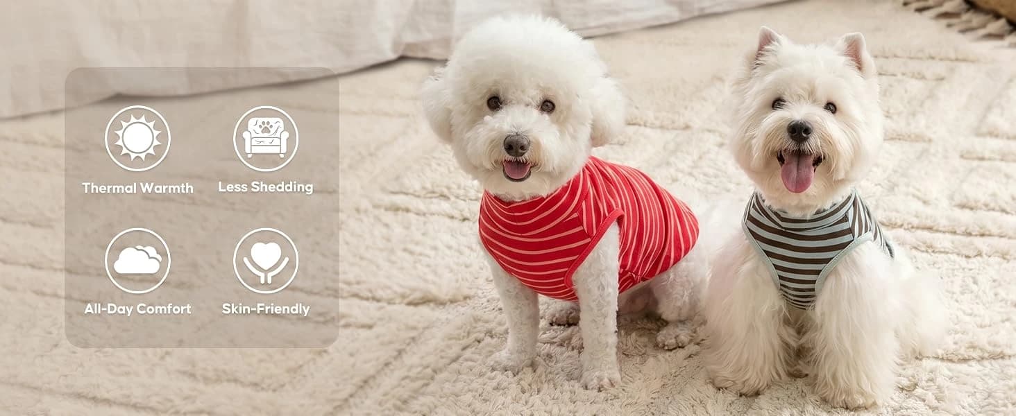 2Pack Dog Sweater for Large Dogs Soft Pet Coats Fleece Sweatshirt — product details