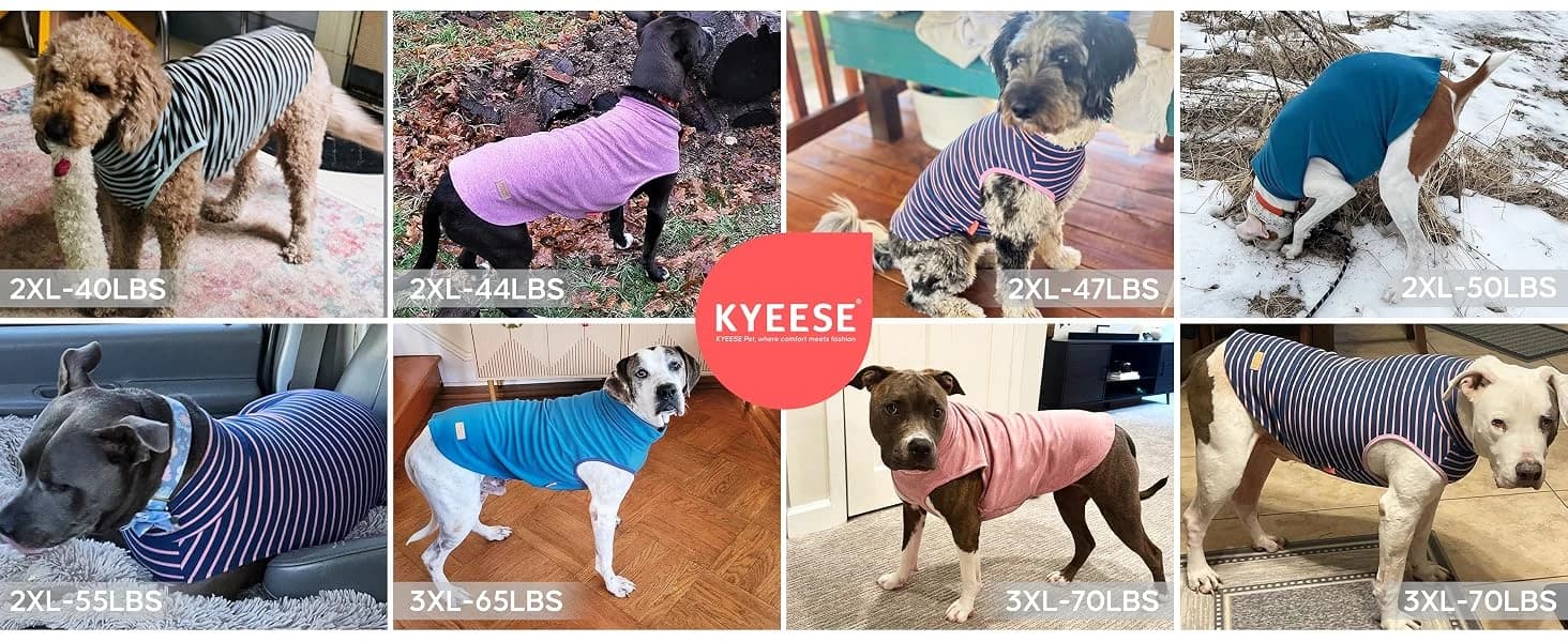 2Pack Dog Sweater for Large Dogs Soft Pet Coats Fleece Sweatshirt — product details