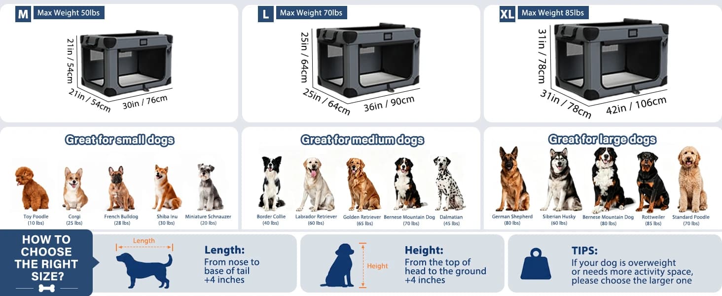 36" Collapsible Dog Crates,Foldable and Portable Dog Crates for Travel/Camping — product details