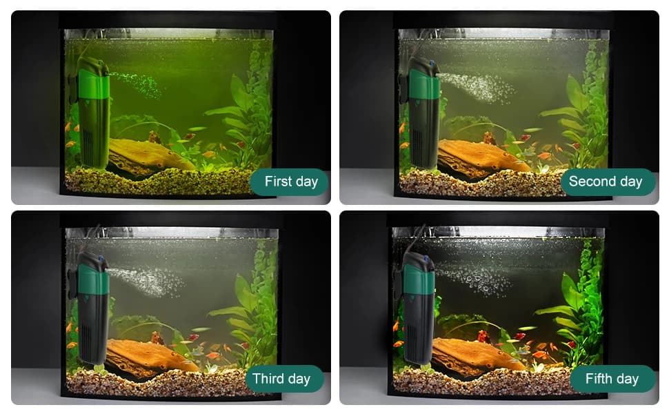 Internal Green Water Killer Aquarium Filter — Tank U-V Pump — product details