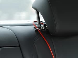Dog Seat Belt Harness for Car,2pcs Dog Seatbelt of Coated Wire Leash Safety Restraint — Universal Fit