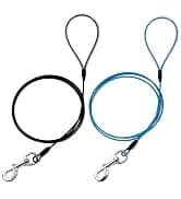 Dog Seat Belt Harness for Car,2pcs Dog Seatbelt of Coated Wire Leash Safety Restraint — collection imagery