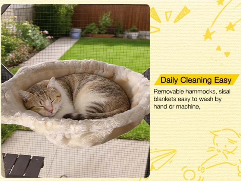 Cat House Window Outdoor Catio Cat Enclosures with 7 Platforms — Voice of the Customer