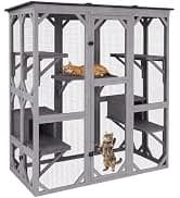 Cat House Window Outdoor Catio Cat Enclosures with 7 Platforms — collection imagery