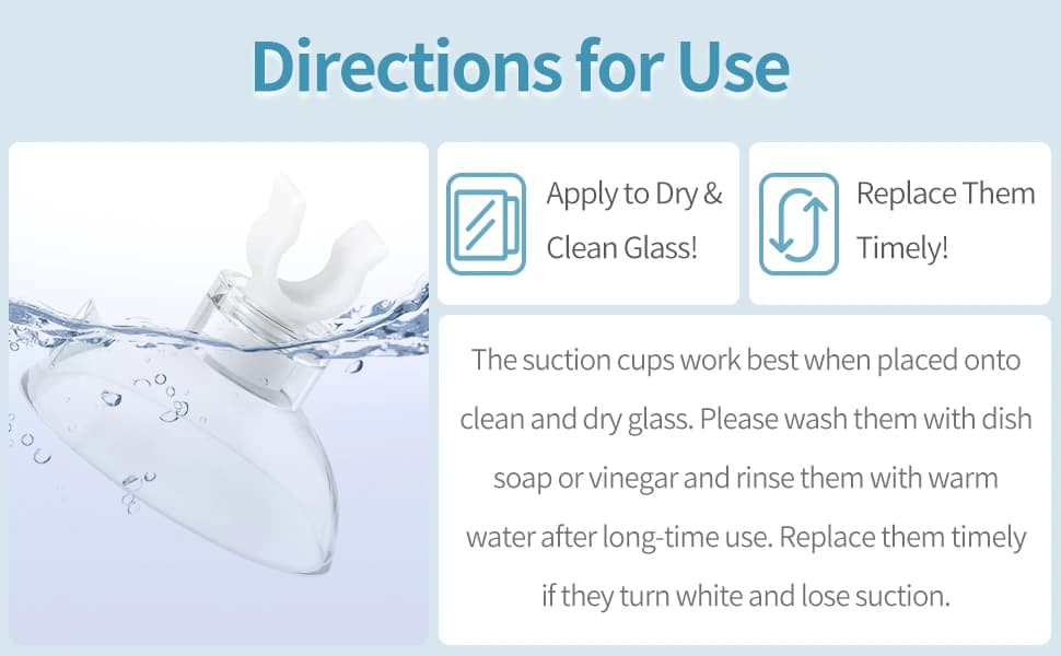 Aquarium Suction Cup Clips for Standard 3/16" ID Airline Tubing Clear Air Hose Holder Clamp Accessories for — product details