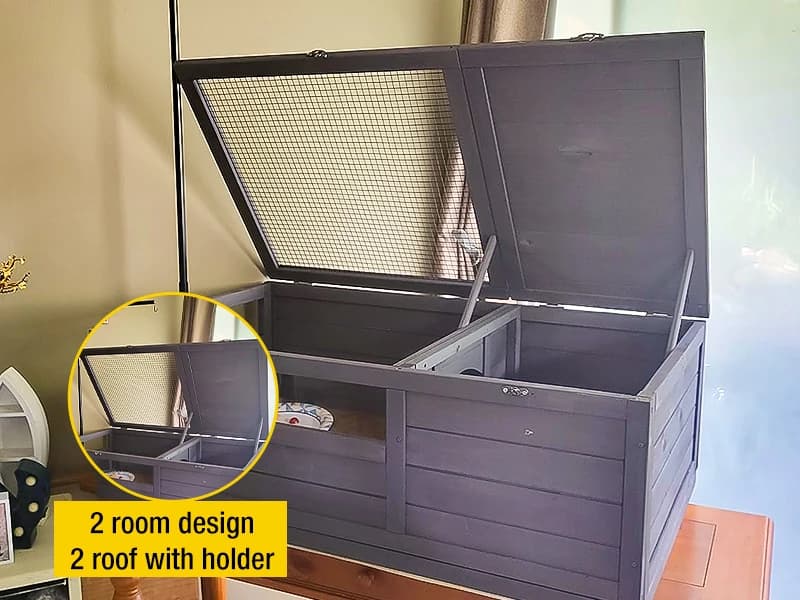 Wooden Tortoise House Large Tortoise Habitat Cage — Indoor Tortoises Enclosure for Small Animals — Voice of the Customer