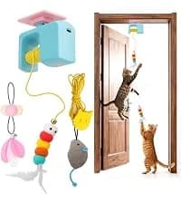 Interactive Cat Toy Ball - Automatic Interactive Cat Toys for Indoor Cats with 3 Tails — 2 Speeds Rechargeable — collection imagery