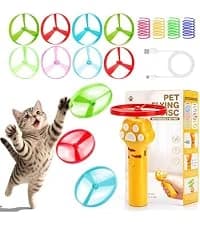 Interactive Cat Toy Ball - Automatic Interactive Cat Toys for Indoor Cats with 3 Tails — 2 Speeds Rechargeable — collection imagery
