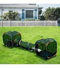 Portable Cat Enclosure - 2-in-1 Outdoor Catio with Tent and Tunnel — collection imagery