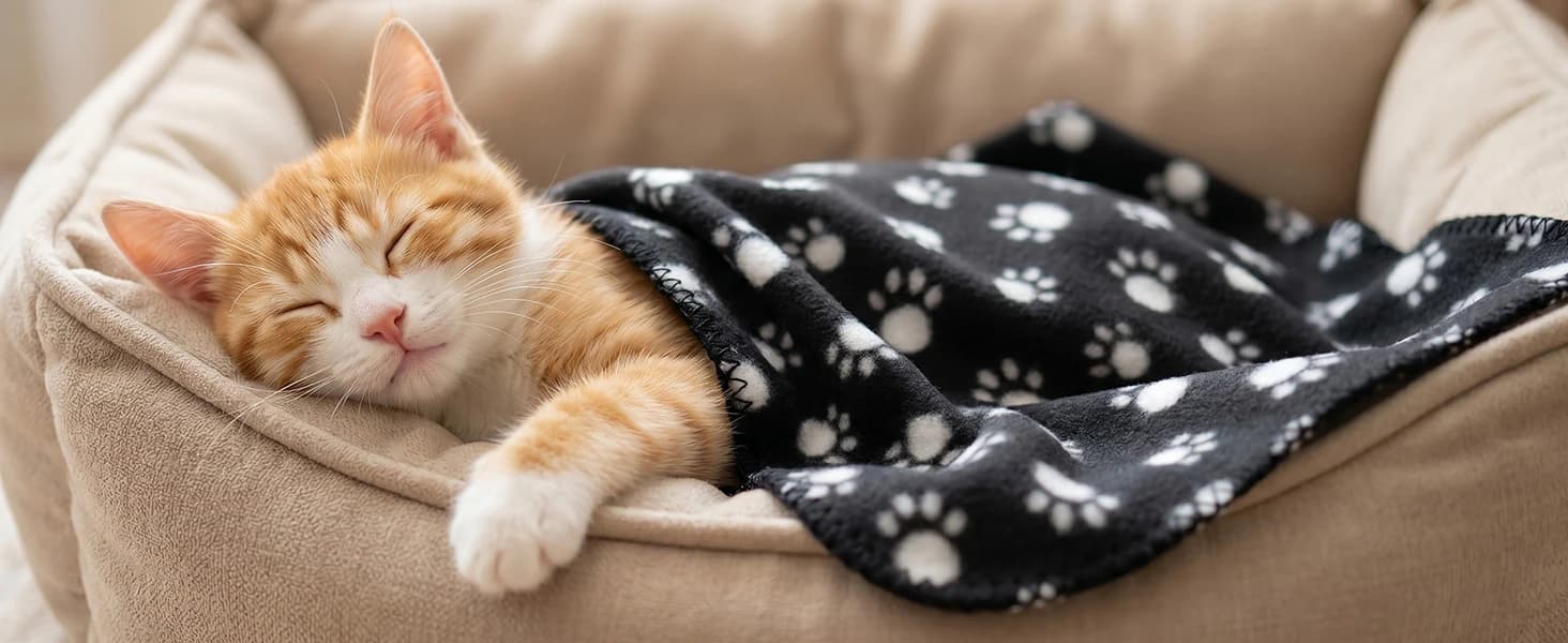 Dog Blankets — 6 Pack Fleece Pet Blankets — product details