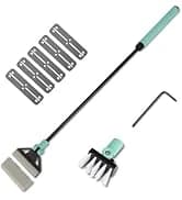 Aquarium Clean Tool — 6 in 1 Fish Tank Cleaning Kit Algae Scraper Scrubber Pad Adjustable Long Handle Fish Tank — collection imagery