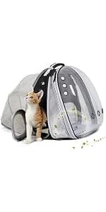 Back Extension Cat Travel Carrier Backpack — product details