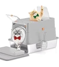Stainless Steel Litter Box with Lid — collection imagery