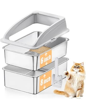 Stainless Steel Litter Box with Lid — collection imagery