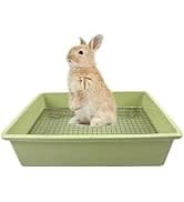 Rabbit Litter Box – Training Potty Tray for Guinea Pig and Small Pets · Spacious Grid Pan with Low Entrance — collection imagery