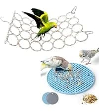 2Pcs Bird Foraging Toys — Slow Feeder Mats for Health — collection imagery