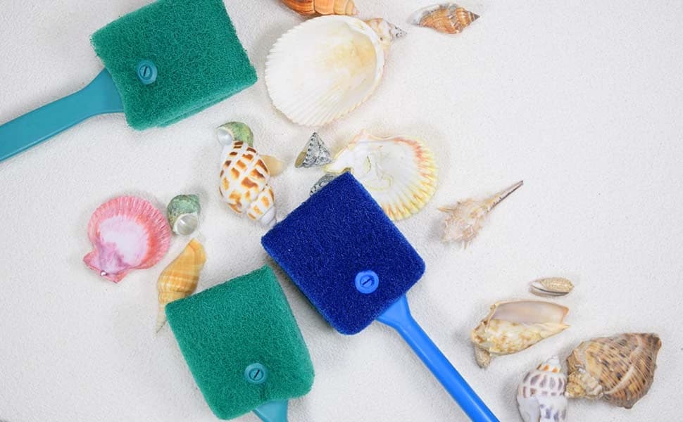 3 PCS Double-Sided Aquarium Fish Tank Algae Cleaning Brush with Non-Slip Handle — product details
