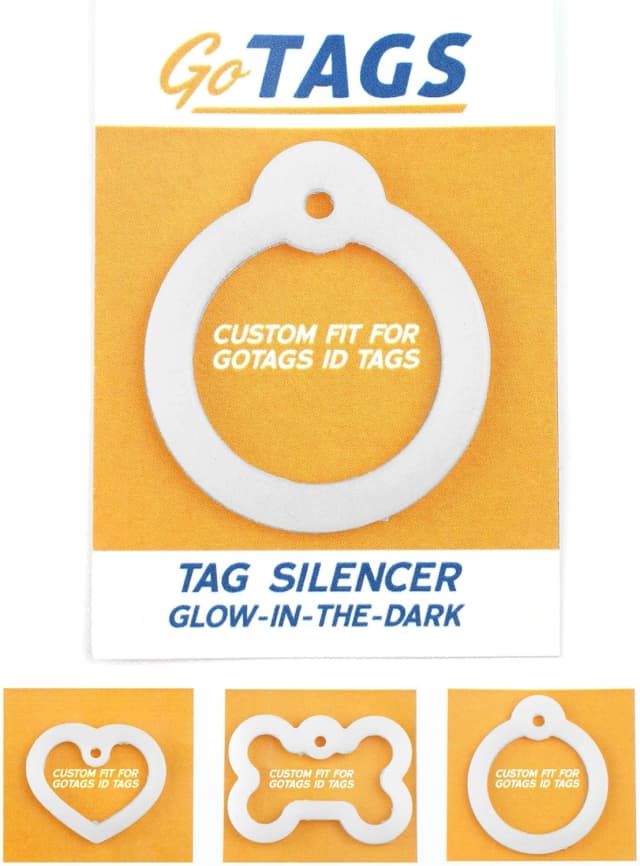 Bone Dog Tag Silencers — Glow in The Dark
