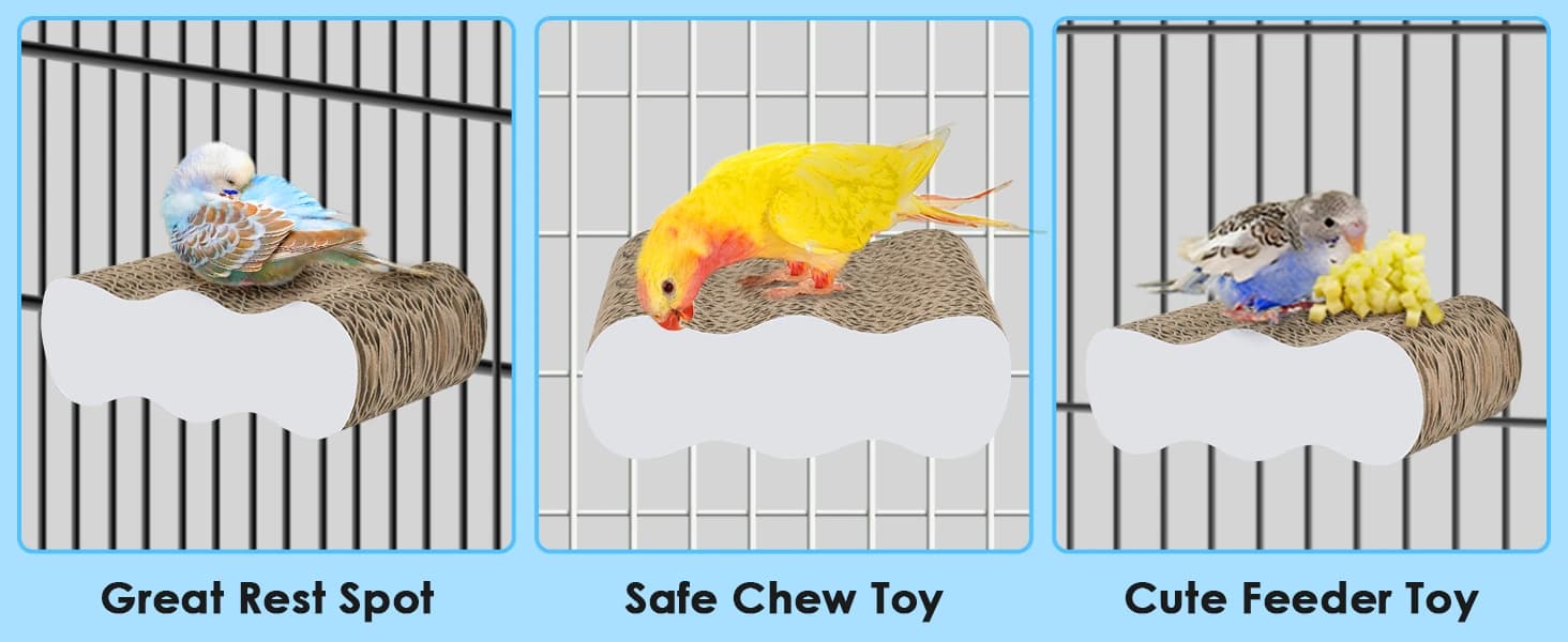 Bird Perch Conure Cage Stand Parakeet Shredder Foraging Toys Cockatiel Platform for Small Parrots Conure — product details