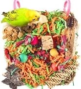 Bird Perch Conure Cage Stand Parakeet Shredder Foraging Toys Cockatiel Platform for Small Parrots Conure — collection imagery