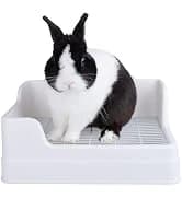 Rabbit Litter Box Bunny Litter Box Guinea Pig Potty Trainer Corner Bedding Pet Potty Pan for Rabbit Guinea Pig — collection imagery