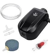 Aquarium Air Pump Dual Outlet Fish Tank Aerator with Accessories for 5-200 Gallon Tank — collection imagery