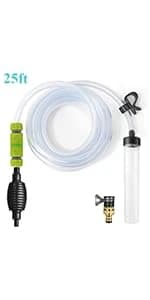 5ft Aquarium Siphon Vacuum Cleaner for Fish Tank Cleaning Gravel and Sand — product details