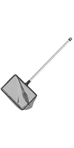Aquarium Fish Net with Extendable 9-24 Inch Long Handle for Betta Fish Tank Small Koi Pond and Pool — product details