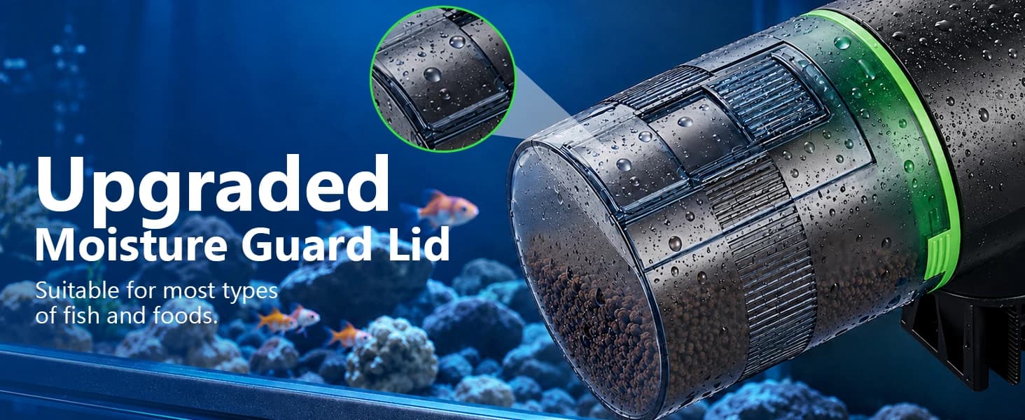 WiFi Automatic Fish Feeder for Aquarium with Temperature Monitoring — collection imagery