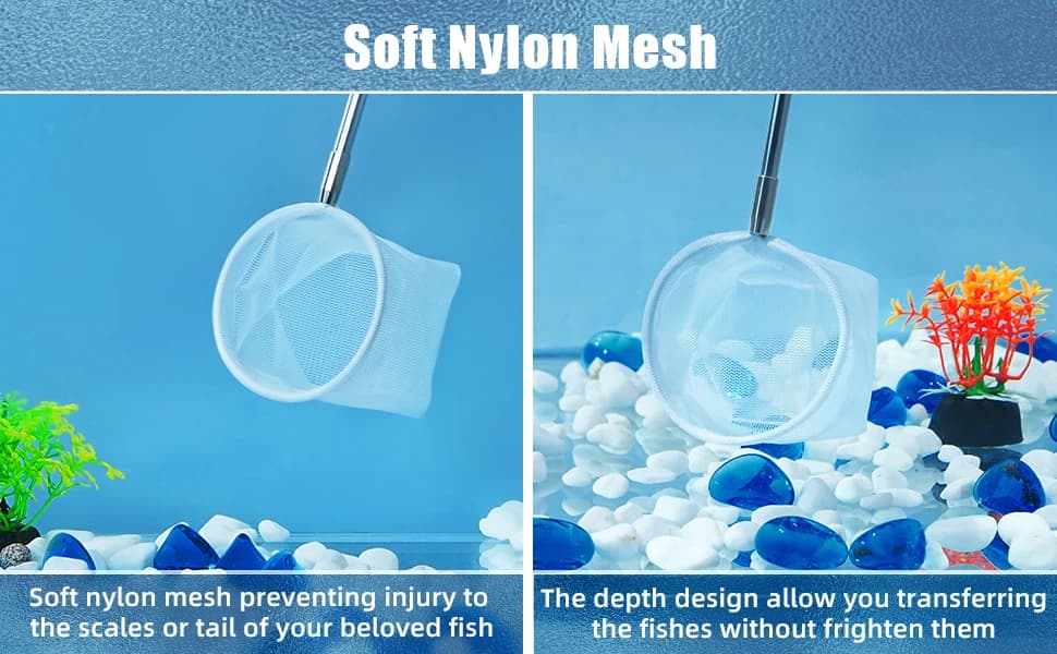 Small Fish Tank Shrimp Net — Aquarium Debris Cleaning Tools — product details