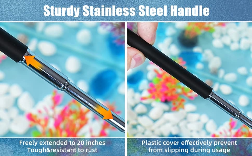 Small Fish Tank Shrimp Net — Aquarium Debris Cleaning Tools — product details