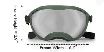 Dog Goggles for Large Dogs — UV Wind Dust Fog Protection — Cool Dog Glasses