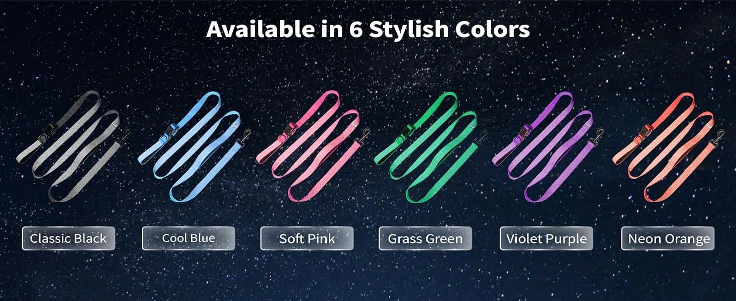 Hands Free Dog Leash — Galaxy Reflective — product details
