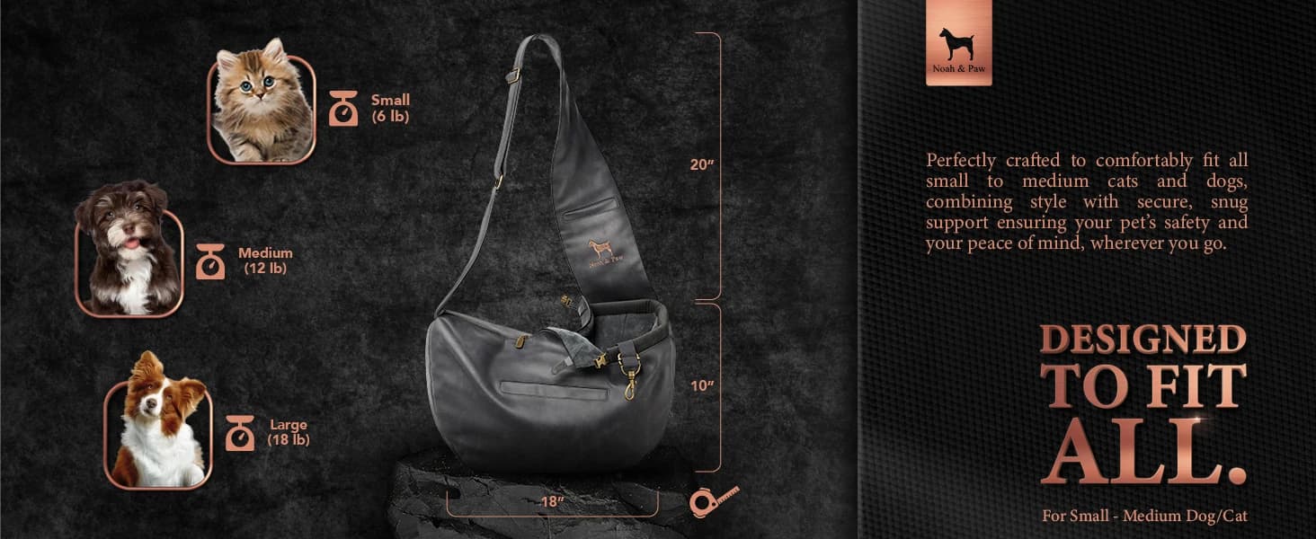 Dog Sling Carrier for Small Dogs 5-18lb — product details