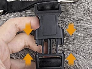 Dog Seat Belt and Harness for Car — 2 in 1 Seatbelt Buckle — How to Wear