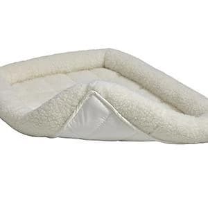 QuietTime Dog Bed - White Fleece Bolster — Ultra-Soft and Machine Washable — collection imagery