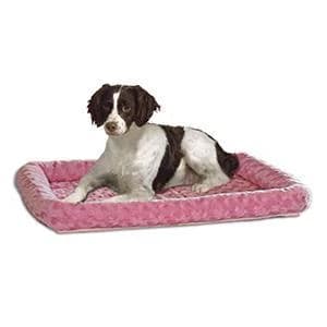 QuietTime Dog Bed - White Fleece Bolster — Ultra-Soft and Machine Washable — Choose Your Favorite QuietTime Bolstered Pet Bed