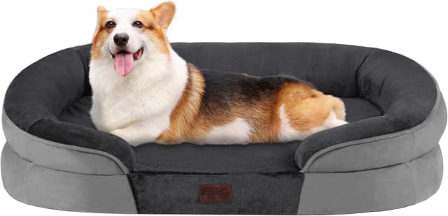 Orthopedic Waterproof Medium Dog Bed Sofa — Gel Memory Foam