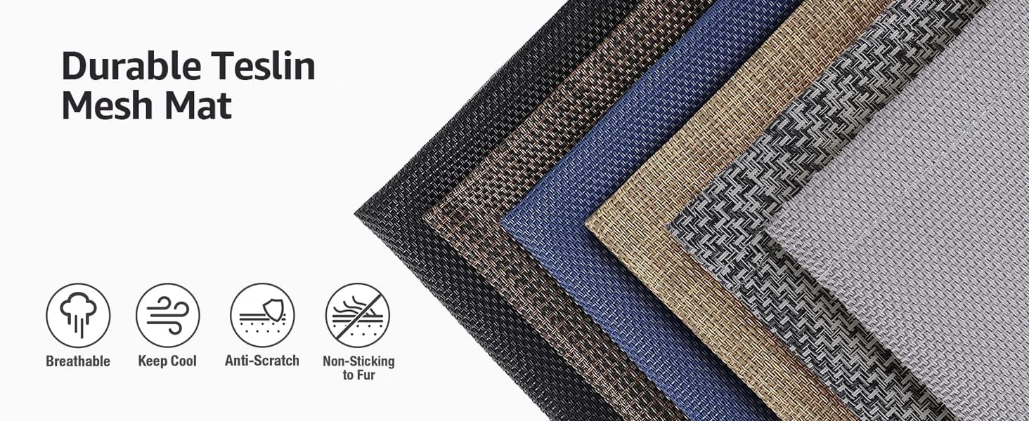 Outdoor Elevated Dog Bed with Waterproof Bolster Cushion — product details