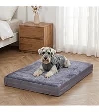 Outdoor Dog Crate Pad Bed — Reversible Waterproof Wipeable Kennel Mat — collection imagery
