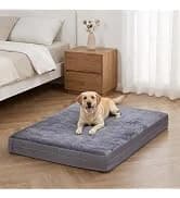 Outdoor Dog Crate Pad Bed — Reversible Waterproof Wipeable Kennel Mat — collection imagery