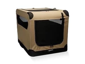 Portable Folding Soft Dog Crate — Double Door — Soft-Sided Dog Crate