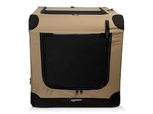 Portable Folding Soft Dog Crate — Double Door — Soft-Sided Dog Crate